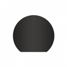 Grillux Ø900 мм черный лист под печь полукруглый