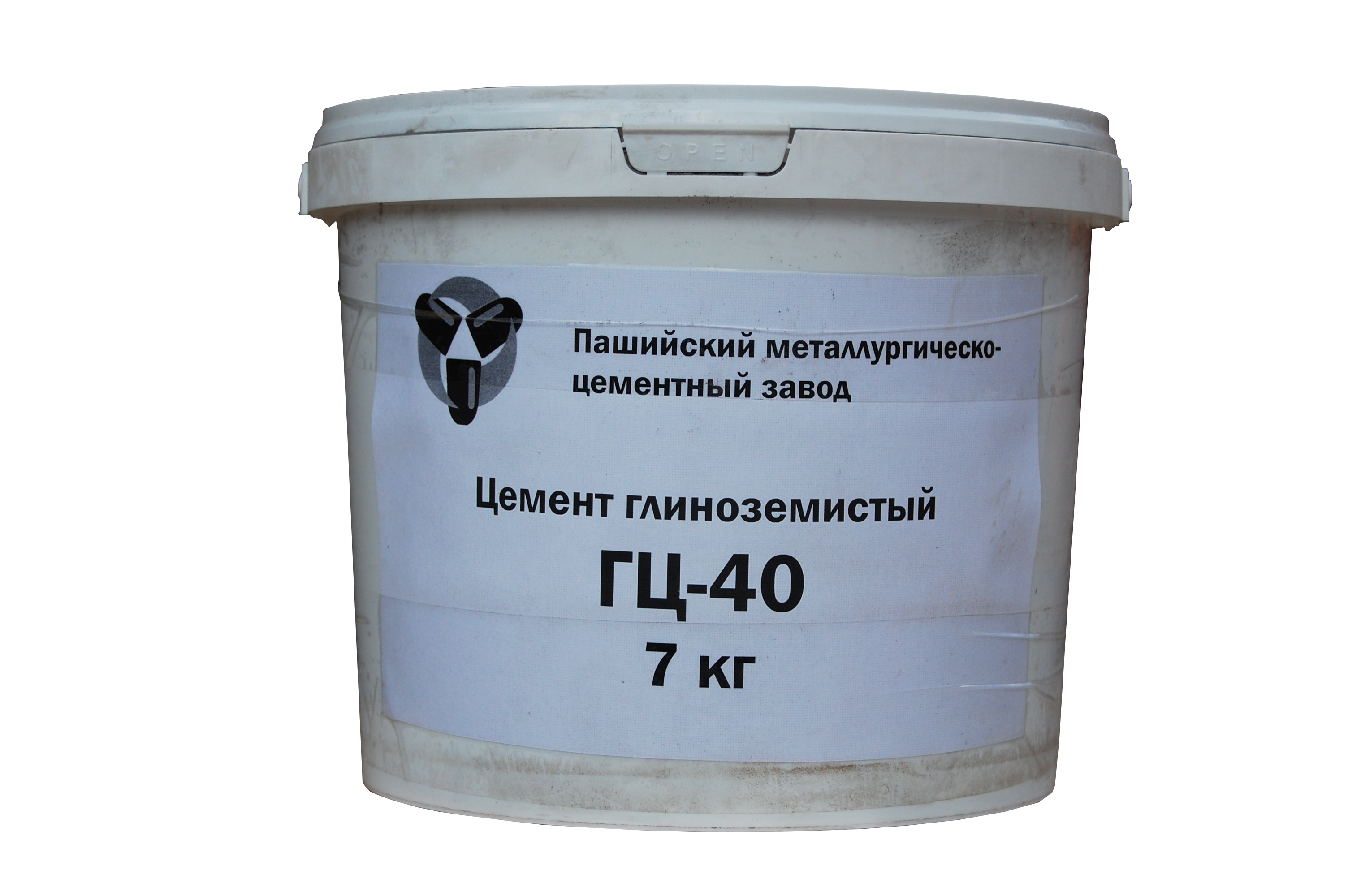 Цемент глиноземистый ГЦ-40, ведро 7 кг - SVT