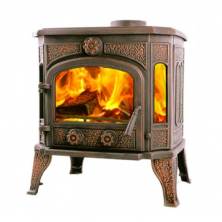 Harry Flame Милтон Патина чугунная печь-камин, 11 кВт