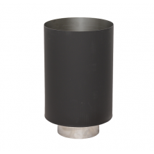 КПД Ø180/260 стартовый стакан дымохода черная котловая сталь 0,7 мм+ нерж.1 мм***