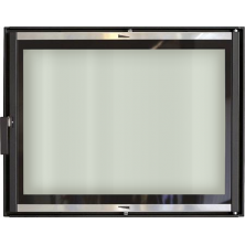 PISLA  HTT 602 Каминная дверца со стеклом, 550*410 мм, черная