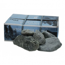 Талькохлорит обвалованный камни для бани (70-150 мм), 20 кг