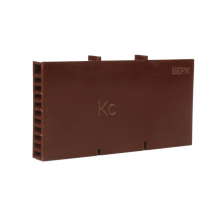 Вентиляционно-осушающая коробочка КС (венткоробочка), 120*60 мм, коричневая