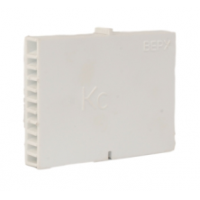 Вентиляционно-осушающая коробочка КС (венткоробочка), 80*60 мм, белая