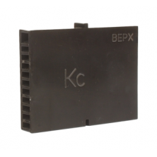 Вентиляционно-осушающая коробочка КС (венткоробочка), 80*60 мм, черная